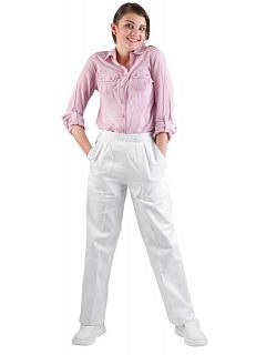 Kalhoty APUS dámské bílé do pasu