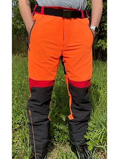 Kalhoty strečové Forestprofi do pasu oranžovo-šedé