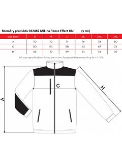 Mikina fleece Effect UNI