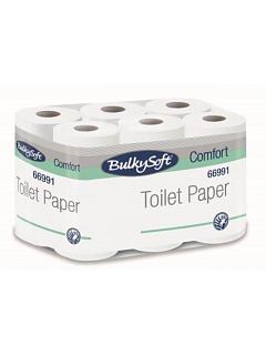 Toaletní papír BULKYSOFT bílý dvouvrstvý